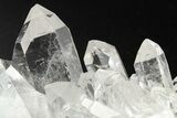 Clear Quartz Crystal Cluster - Brazil #258927-1